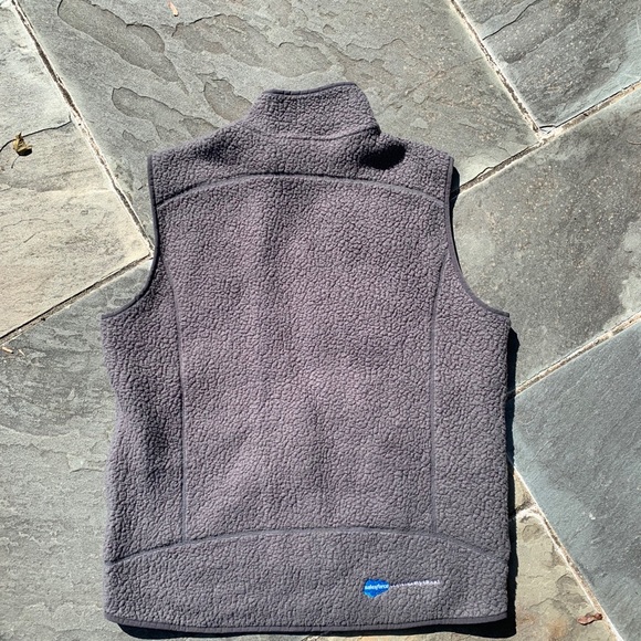 Patagonia Pile Fleece Vest Teal/grey - Picture 2 of 4